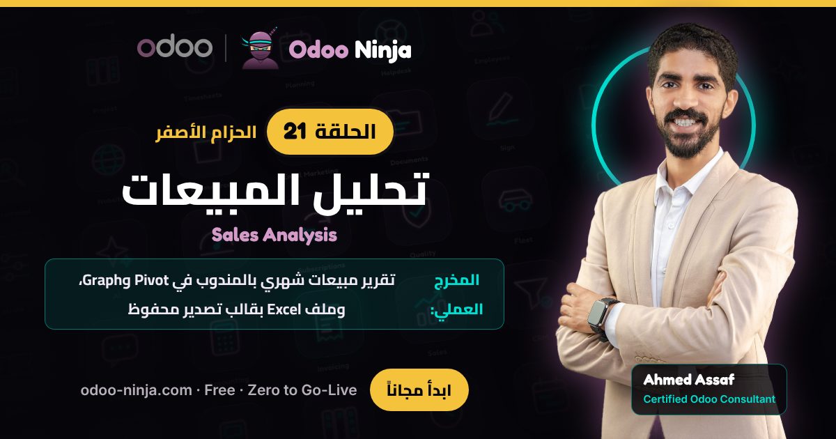 الحزام الأصفر — الحلقة 21: تحليل المبيعات